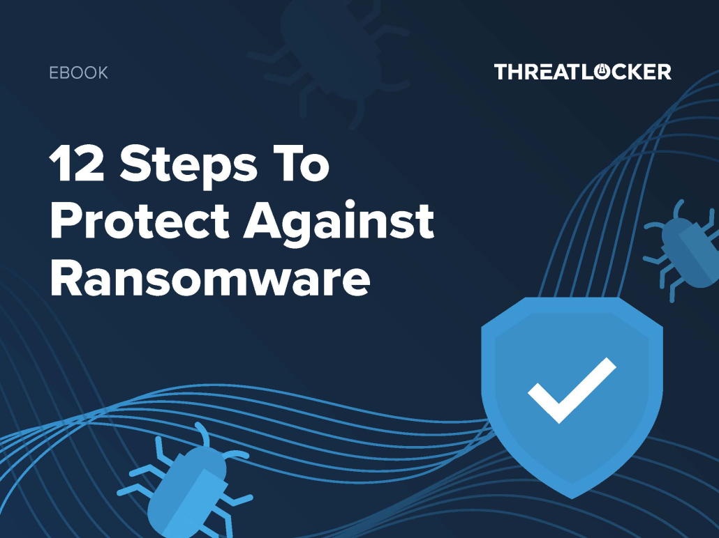 12 steps to protect against ransomware e-book cover