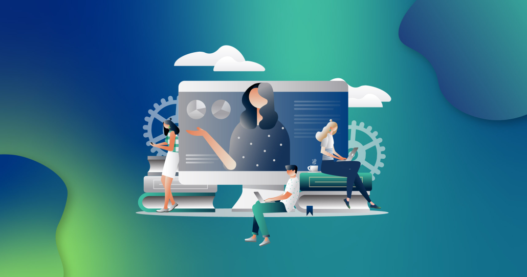Employee training illustration