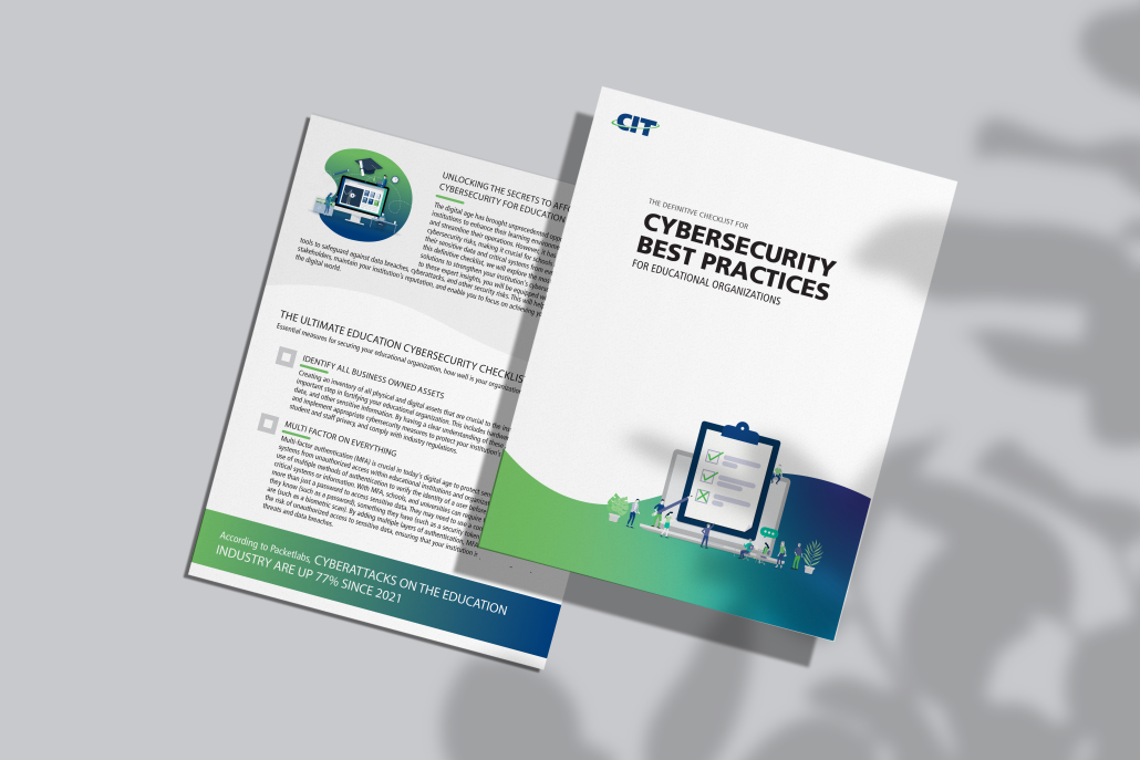 Education Cybersecurity Checklist - CIT | Computer Integration Technologies
