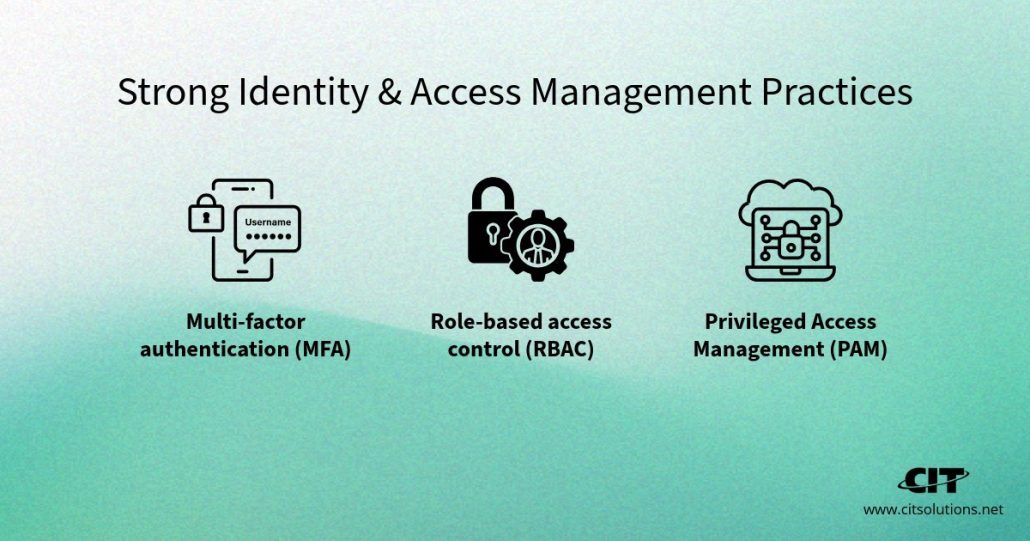 Strong IAM practices are crucial in controlling access to AI tools and the data they process:
Multi-factor authentication (MFA) to prevent unauthorized access even if credentials are compromised
Role-based access control (RBAC) to ensure users only have access to the AI tools and data necessary for their job functions
Privileged Access Management (PAM) to monitor and control access to high-risk systems and data