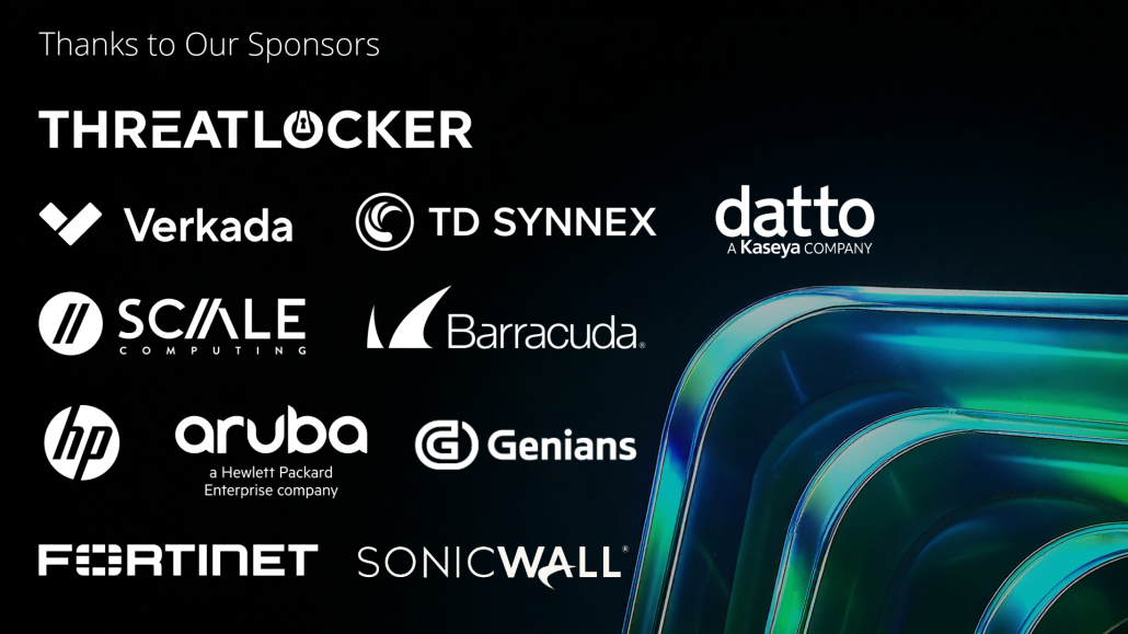 Thank you sponsors of CIT Tech Con