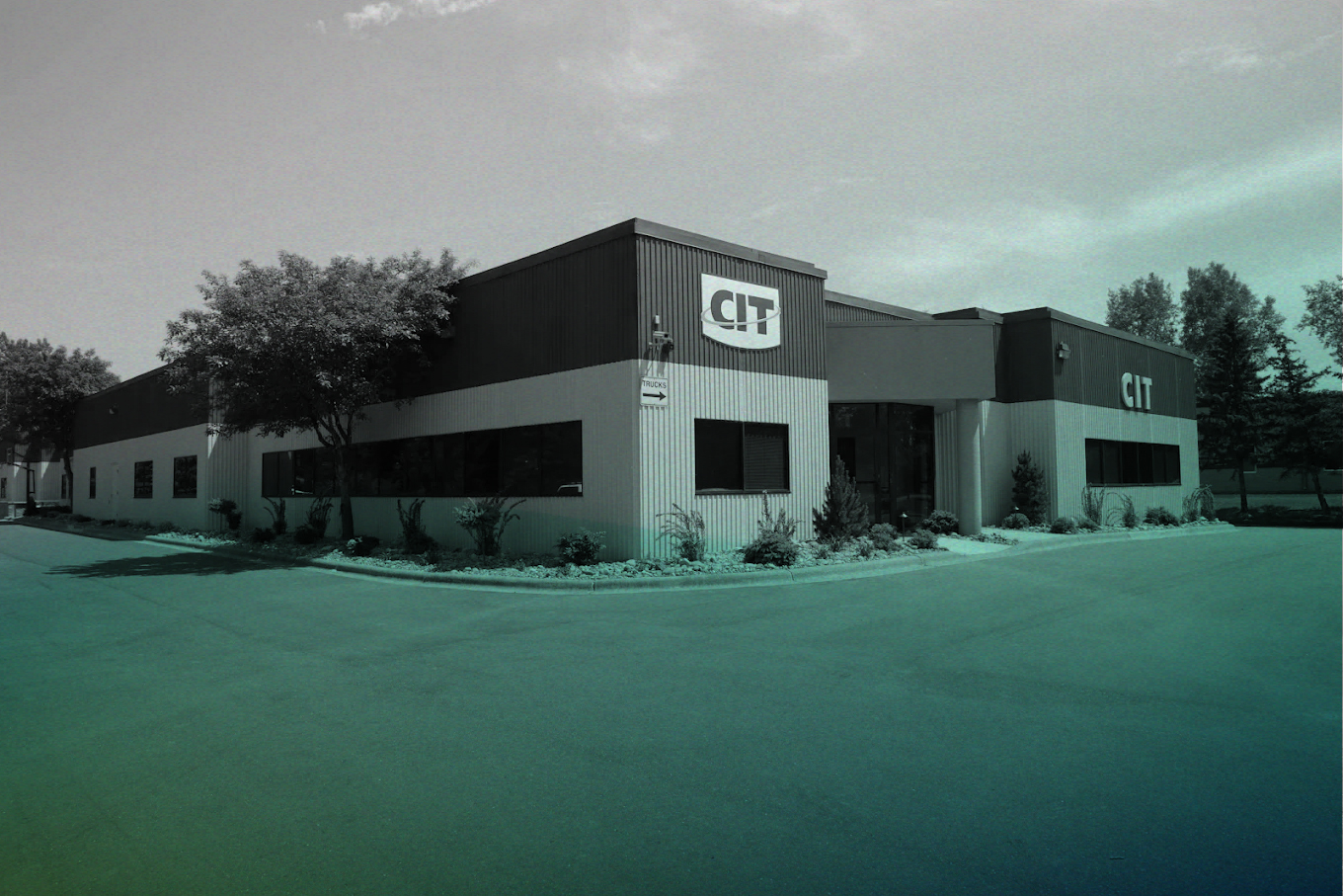 front of the CIT building in Woodbury, Minnesota