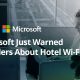 Microsoft Just Warned Travelers About Hotel Wi-Fi. Here’s How Your Business Stays Protected